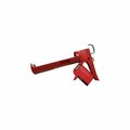 Task Tools Caulk Gun Hvy Duty Red 9in T37071